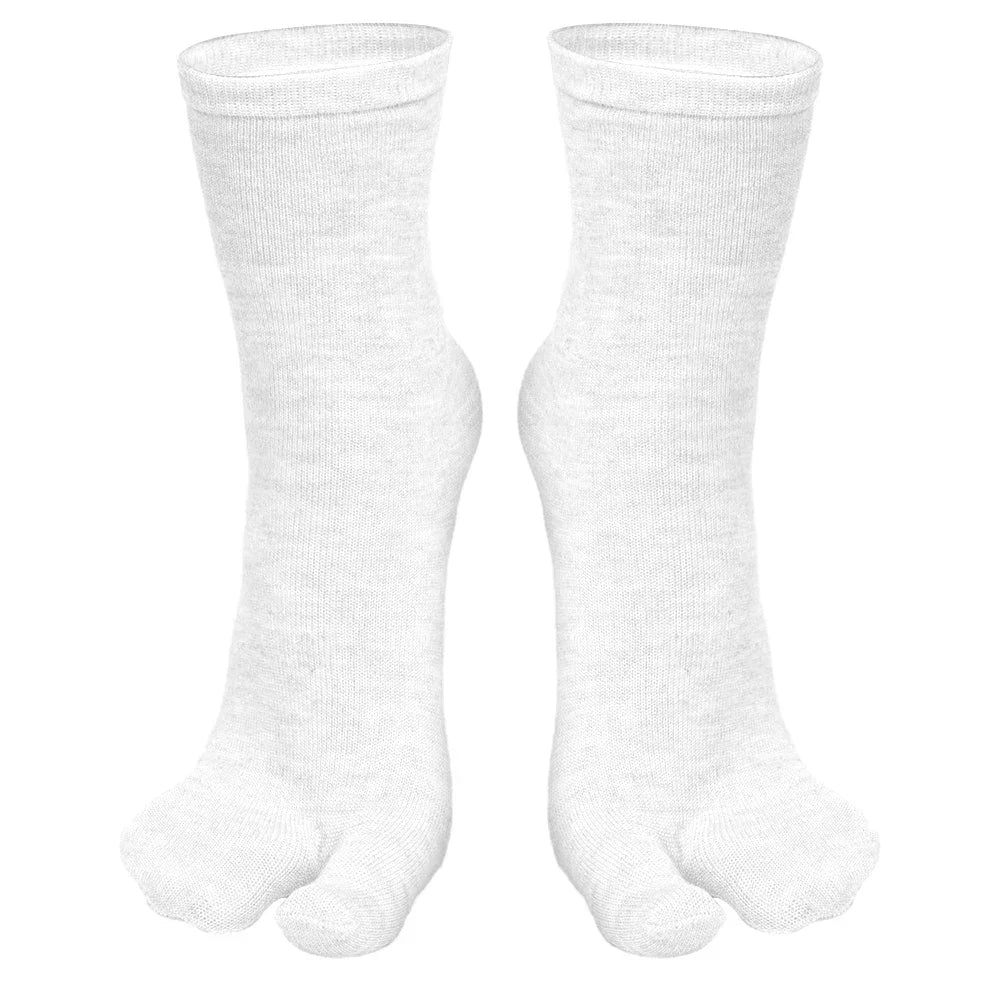 Chaussettes Japonaises Tabi Uni Blanche confortable