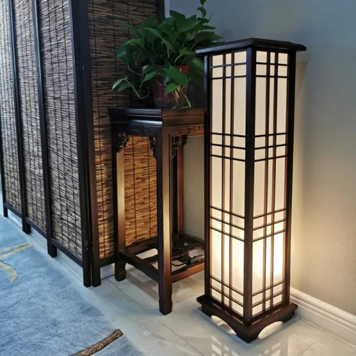 Lampe Japonaise en Bois Luminaire moyen