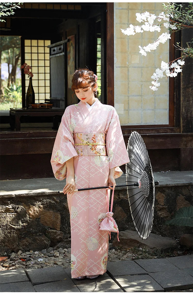 Kimono Original Japonais Rose