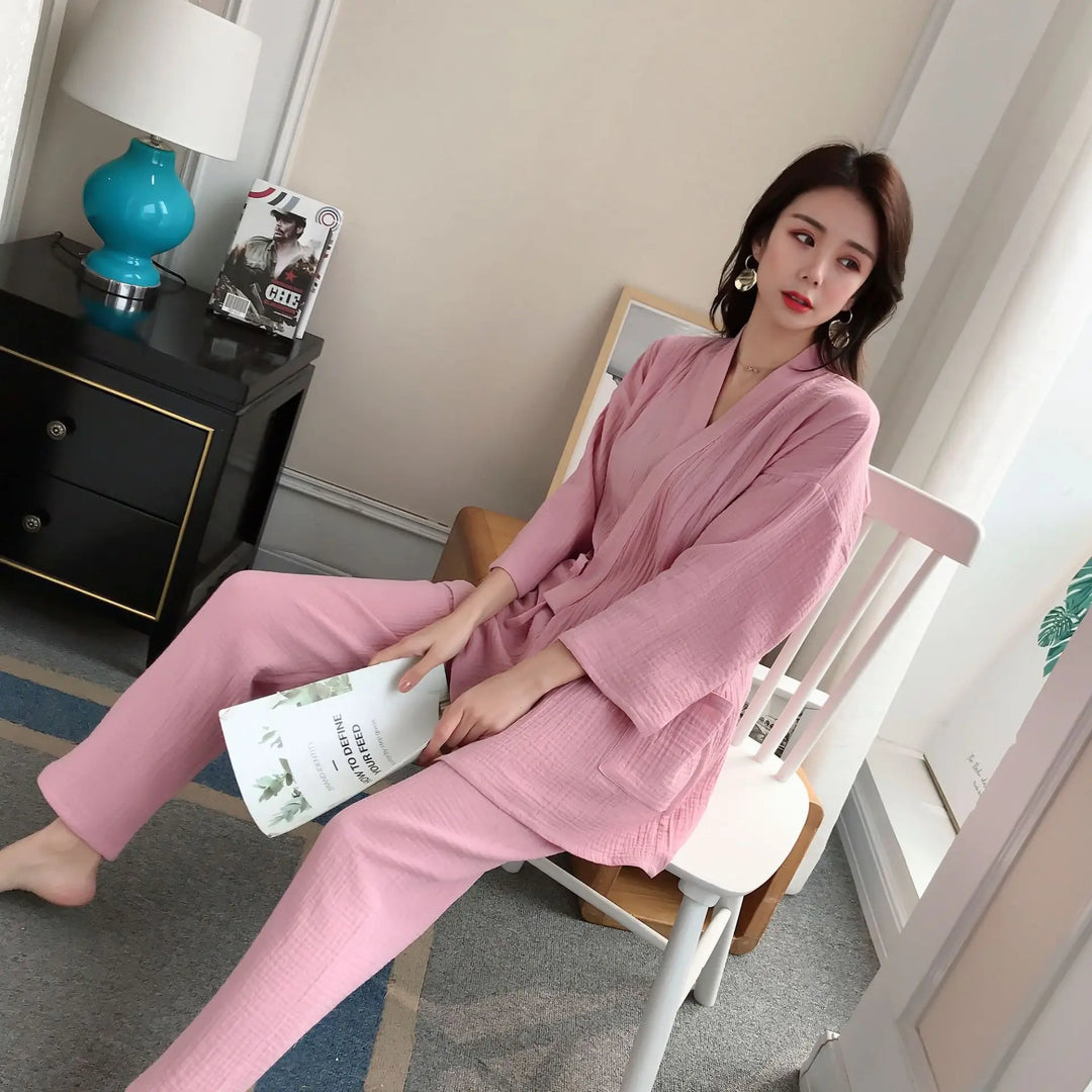 Combinaison Style Pyjama Japonais Femme