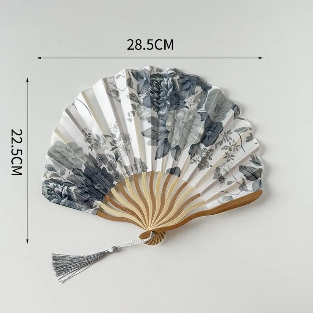 Éventail Japonais Coquillage Raffiné