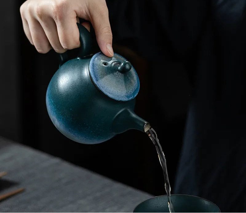 Théière Japonaise Peint à la Main Faceli à Utiliser
