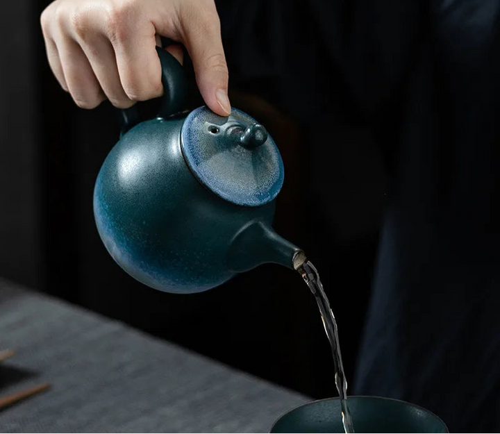 Théière Japonaise Peint à la Main Faceli à Utiliser