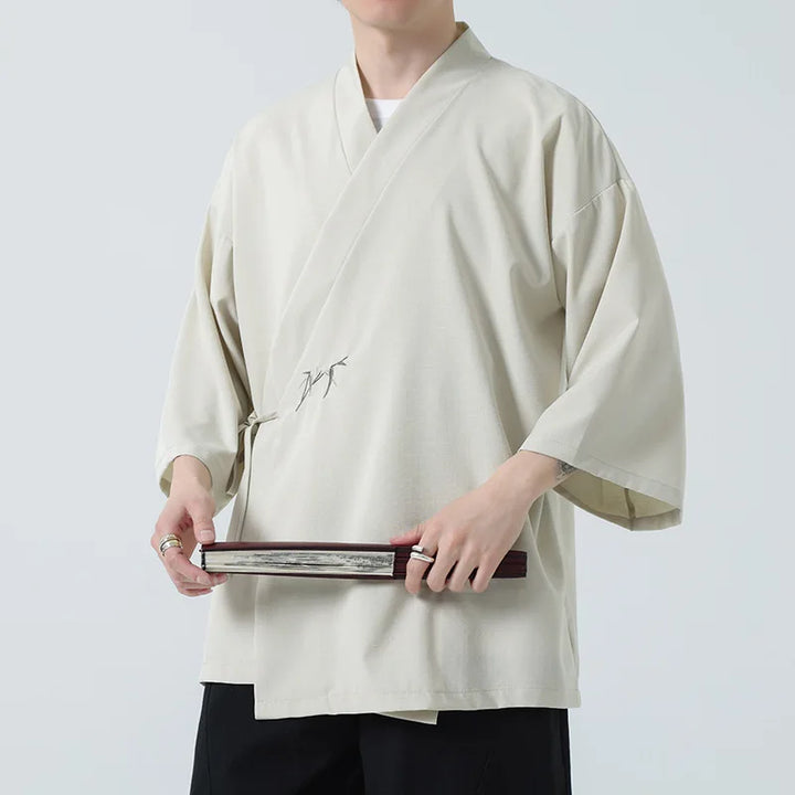 Veste Kimono Homme Traditionnelle Brodée