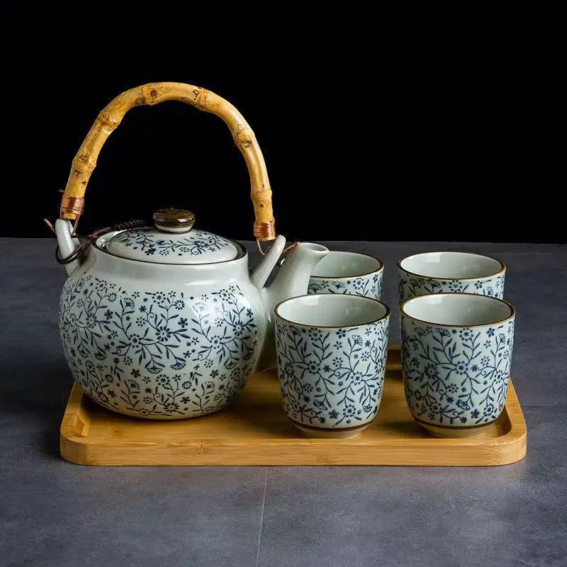 Japanese Tea Set Floral Patterns | Tenko