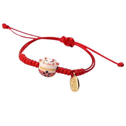 Bracelet japonais porte-bonheur