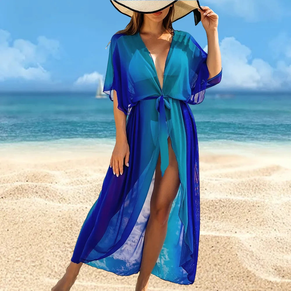 Kimono de Plage Dégradé 