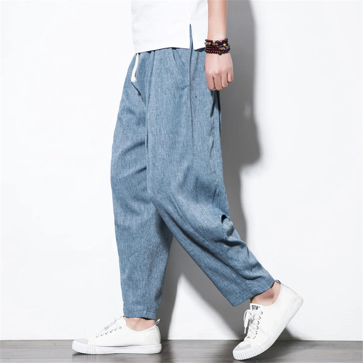 Pantalon Japonais Lin Respirant coton