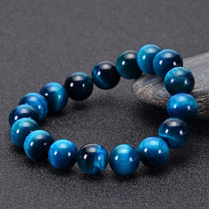 Bracelet Japonais œil de tigre bleu