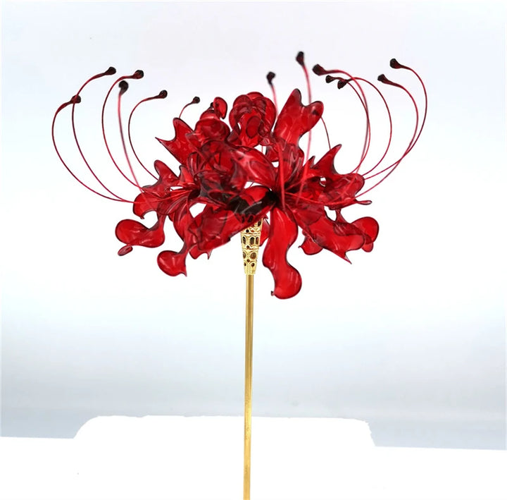 Épingle Kanzashi Fleur Lycoris Japonais