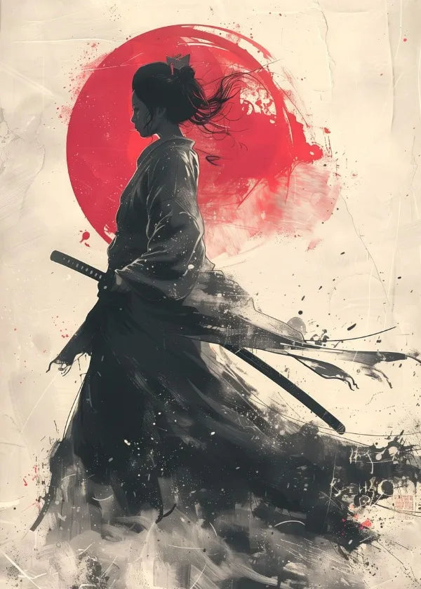 Tableau Japonais sur Toile samourai