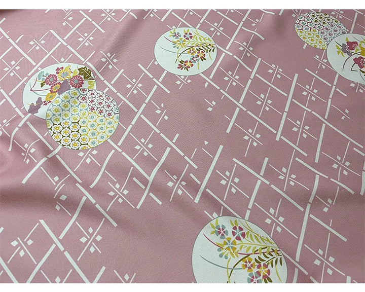 Kimono Original Japonais Rose tissu de qualité