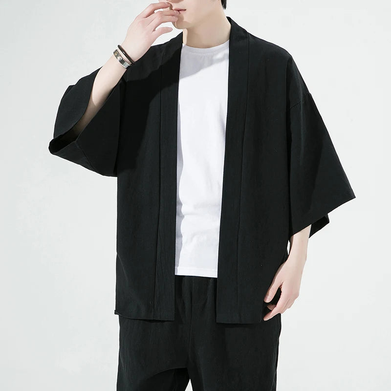 Veste Kimono Noir