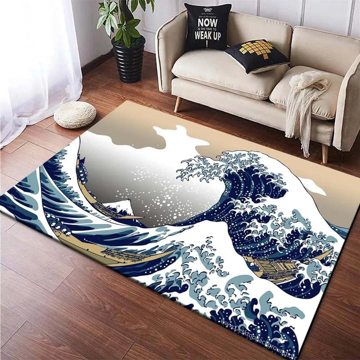 Tapis Salon Style Japonais Zen