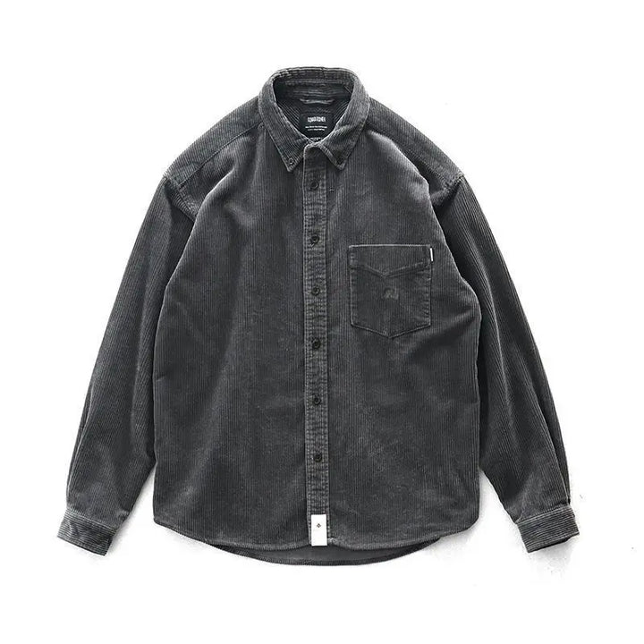 Chemise Japonaise Rétro Gris