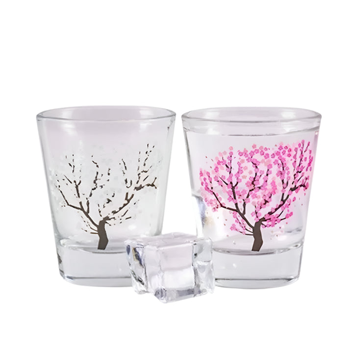 Verre Japonais Fleurs de Sakura 