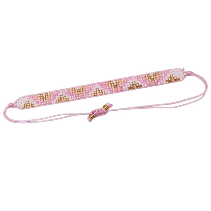 Bracelet Miyuki Tila Multicolore Tissé