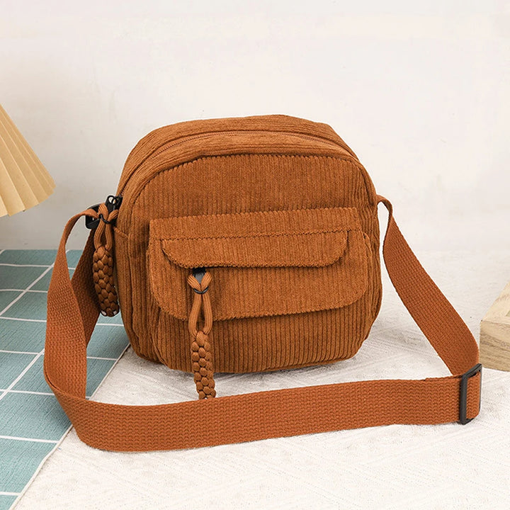 Petit Sac à Bandoulière Japonais Marron