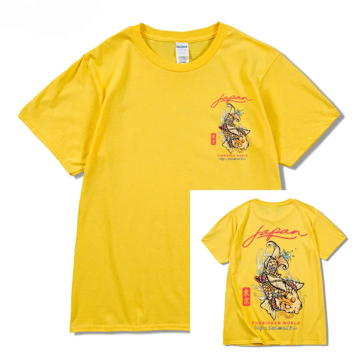 T-shirt Koï Japonais doux