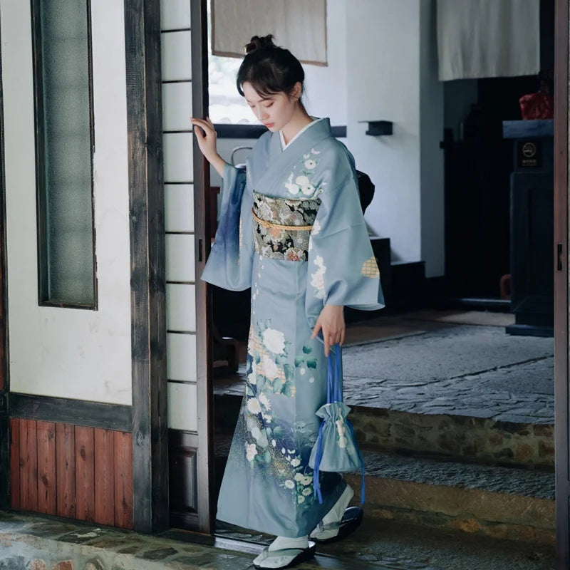 Yukata Kimono Femme Japonais Long