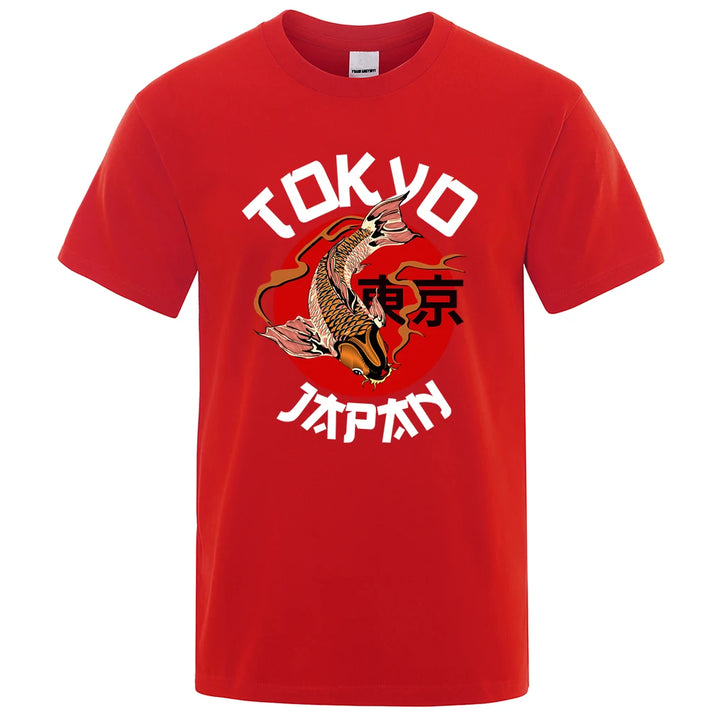 T-shirt Tokyo Japan carpe koi