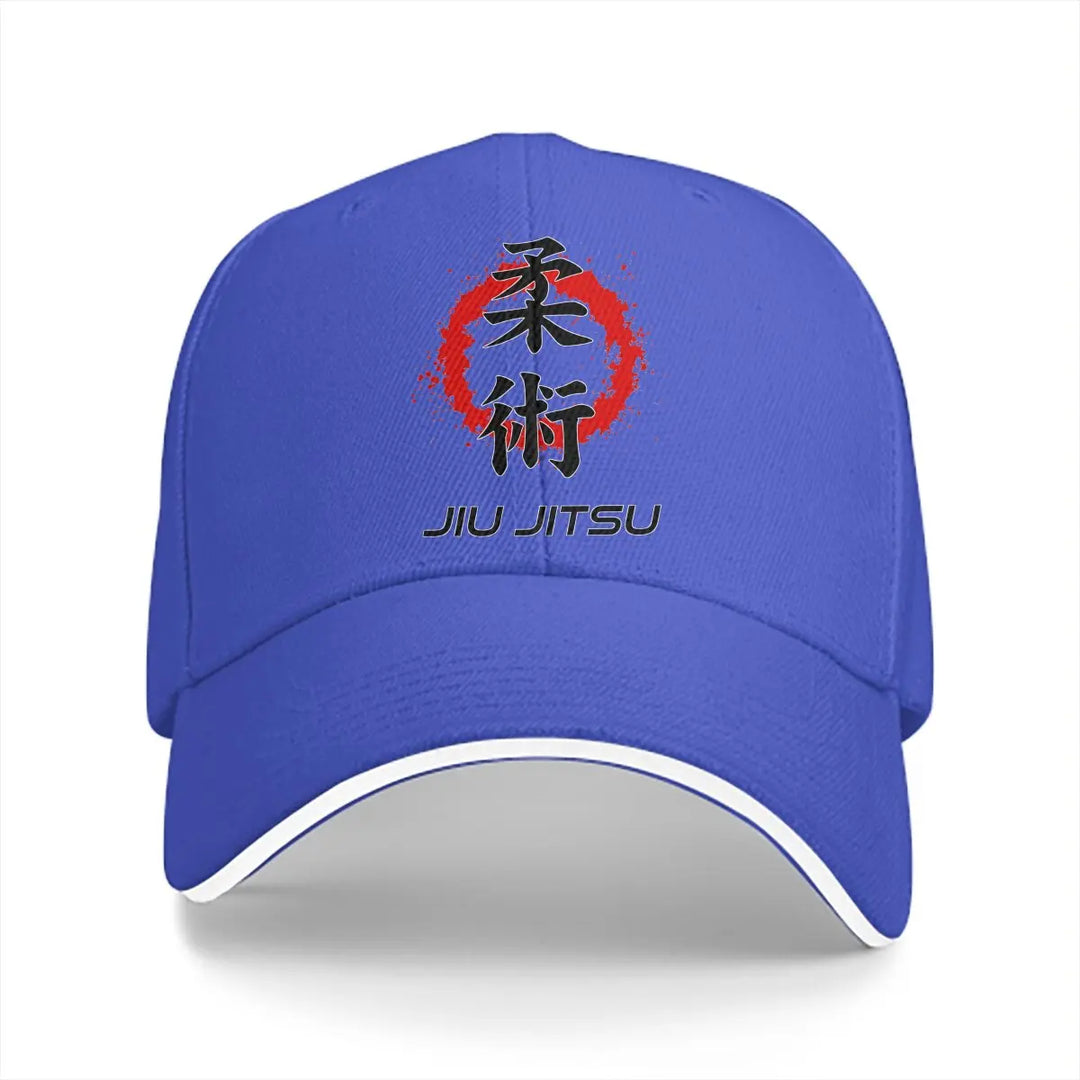 Casquette Japonaise Jiu Jitsu Bleu