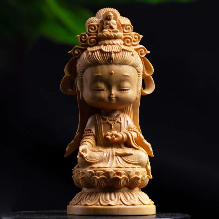 Statue Japonaise en Bois 