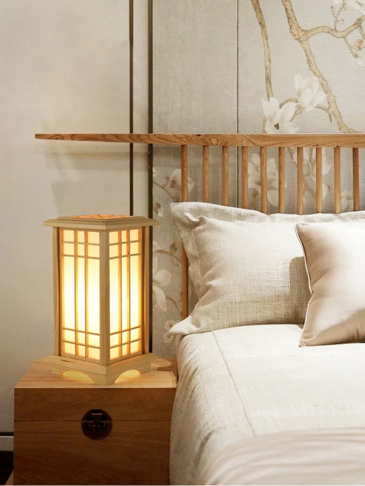 Lampe Japonaise en Bois Luminaire chambre