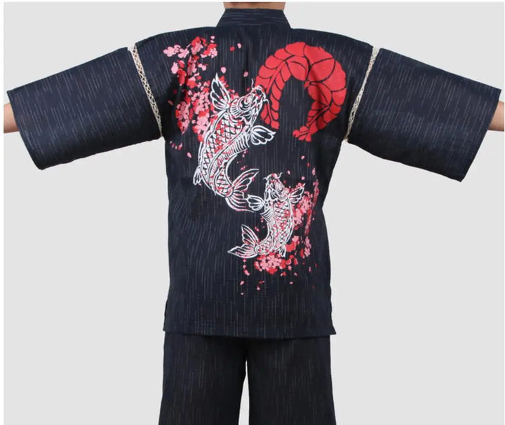 Jinbei Homme Carpe Koi Confortable