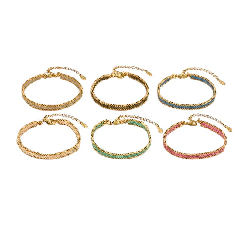 Bracelet Miyuki Tissés Multicouches