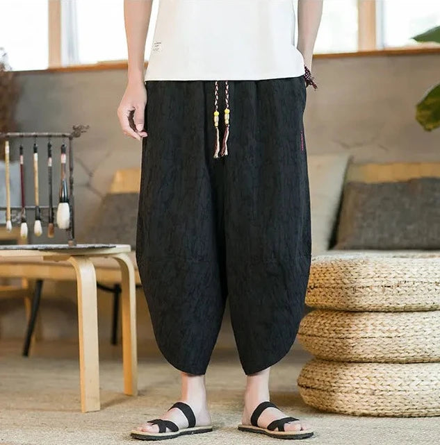 Pantalon Traditionnel Japonais Homme Qualité