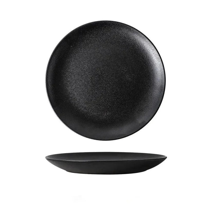 Assiette noire japonaise 