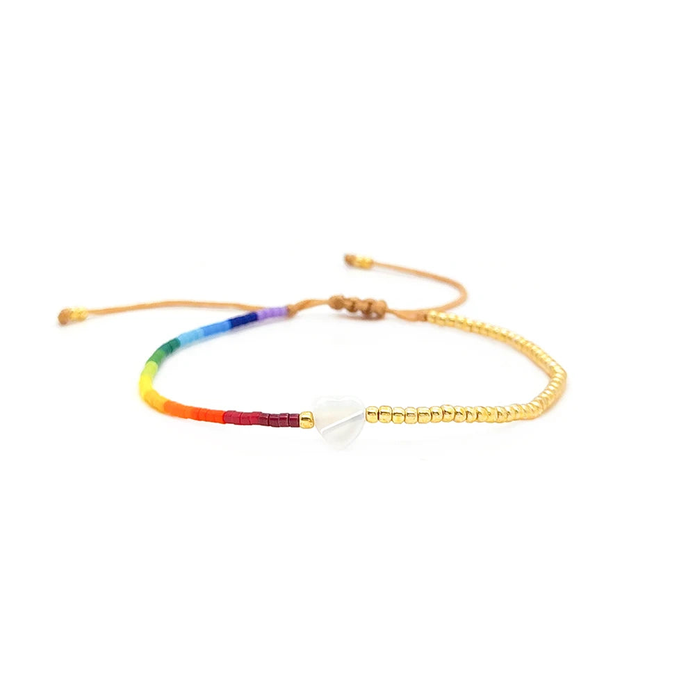 Bracelets Miyuki Boho arc-en-ciel