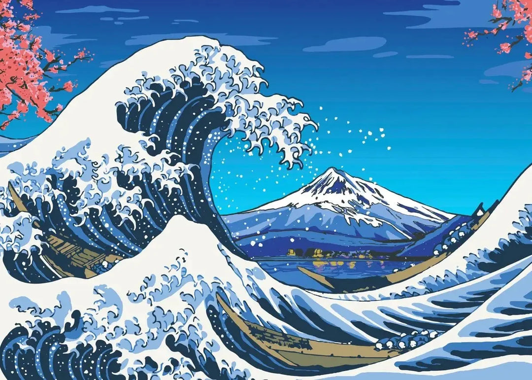 Tableau Grande Vague De Kanagawa sakure