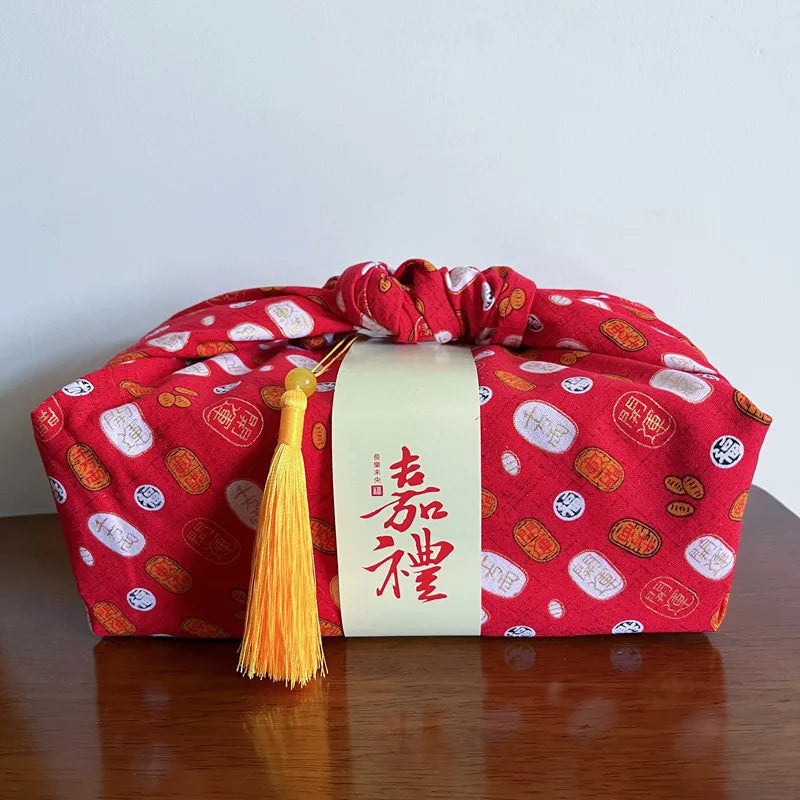 Furoshiki Japonais Traditionnel rouge