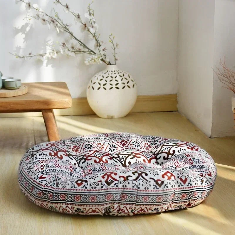 Coussin de Sol Rond Japonais