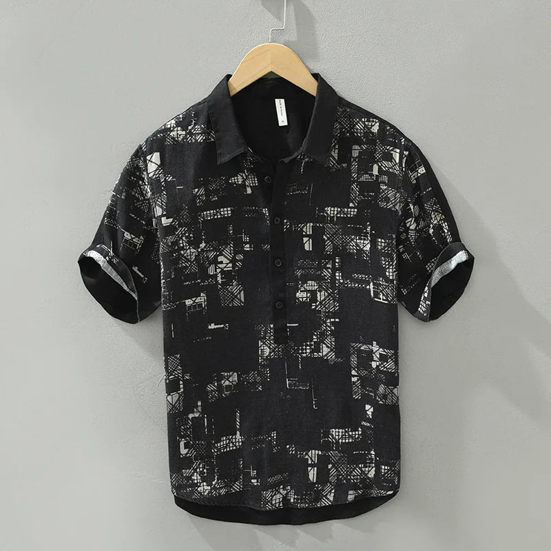 Chemise Japonaise Demi-Ouverte Raffinée