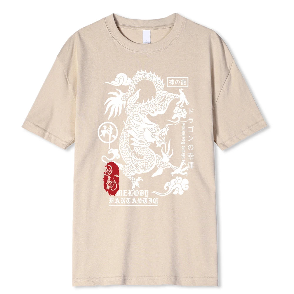 T-shirt Dragon Japonais coton