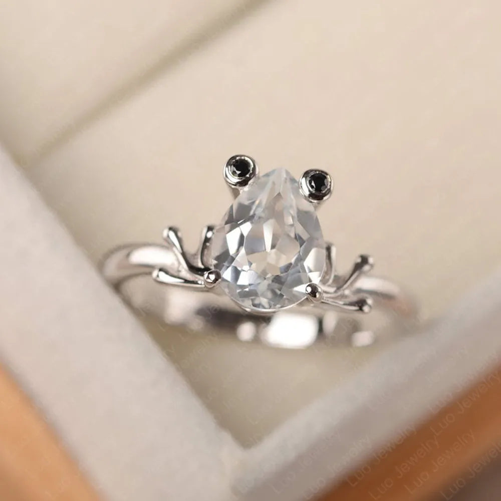 Bague Japonaise en Cristal Grenouille