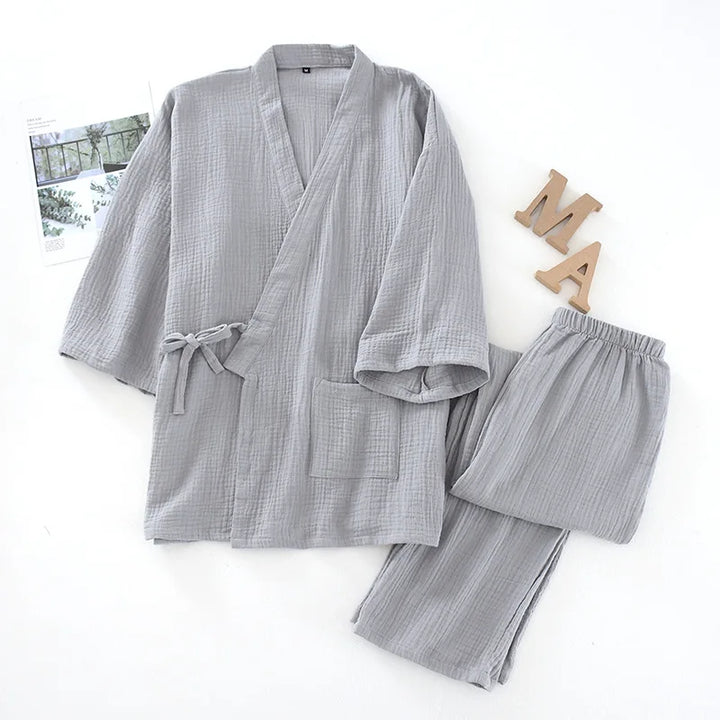 Pyjama Japonais Femme Uni doux