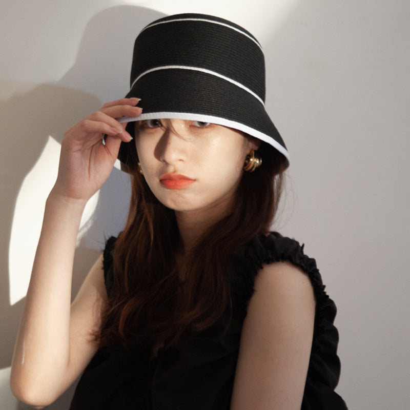 Chapeau Japonais Minimaliste Noir