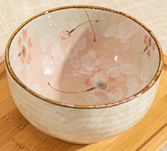 Bol Rond Style Japonais rose