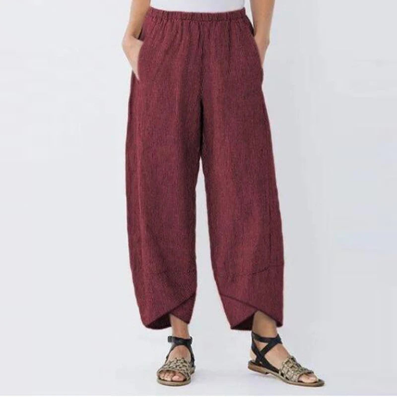 Pantalon Sarouel Japonais en Lin