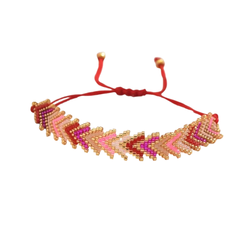 Miyuki-Ziegelstich-Armband 