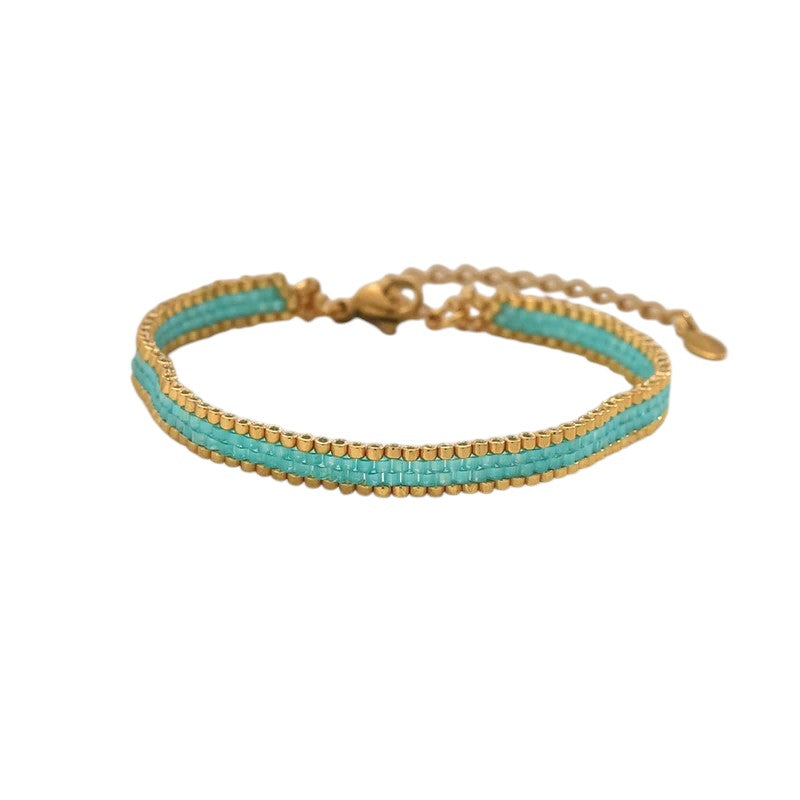 Bracelet Miyuki Tissés Multicouches