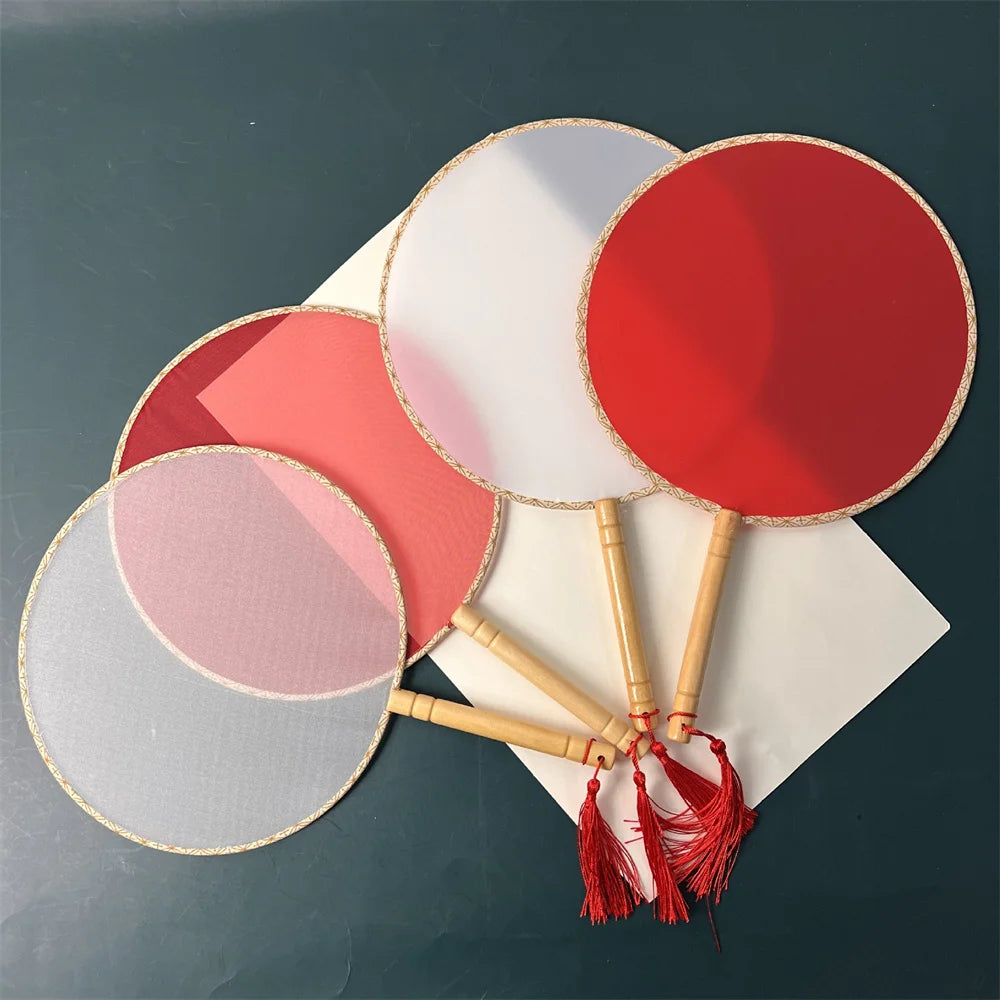 Customizable Round Japanese Fan