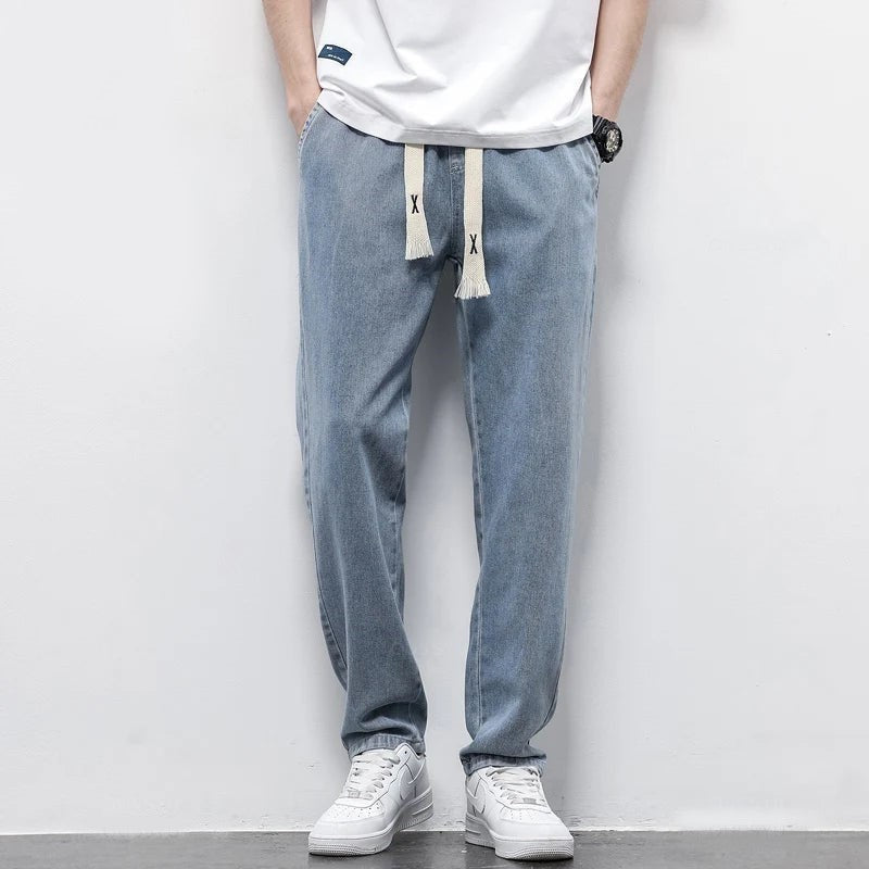 Pantalon Denim Japonais Bleu