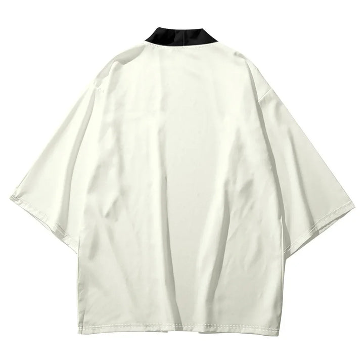 Veste Légère Blanche Kimono Femme Traditionnelle