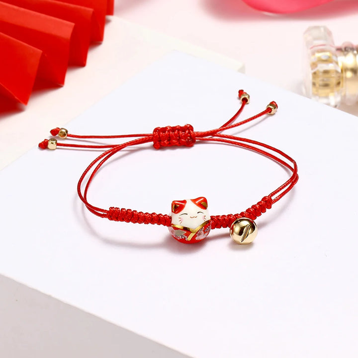 Bracelet Japonais Clochette rouge