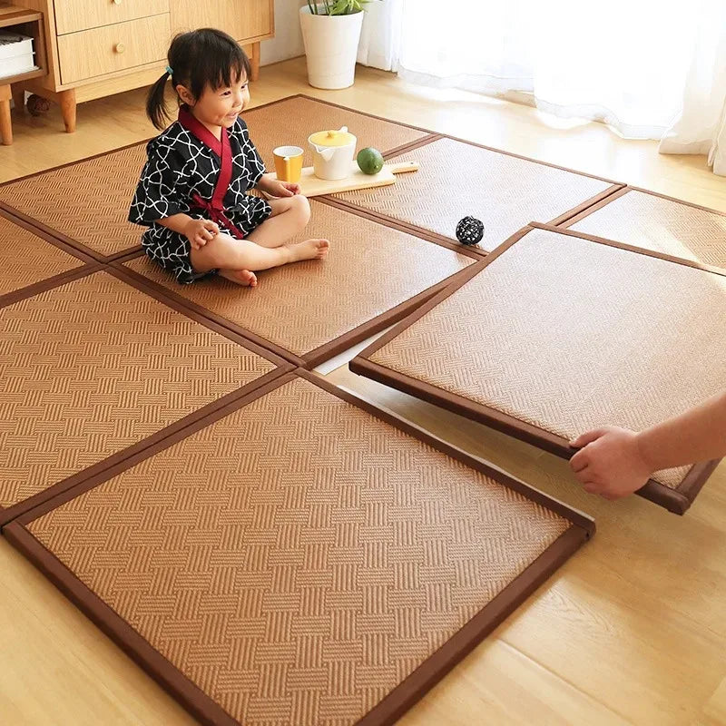 Tatami Japonais Sol Marron